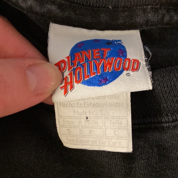 100% cotton Vintage Planet Hollywood Arnold Schwarzenegger t shirt - Picture 4 of 5